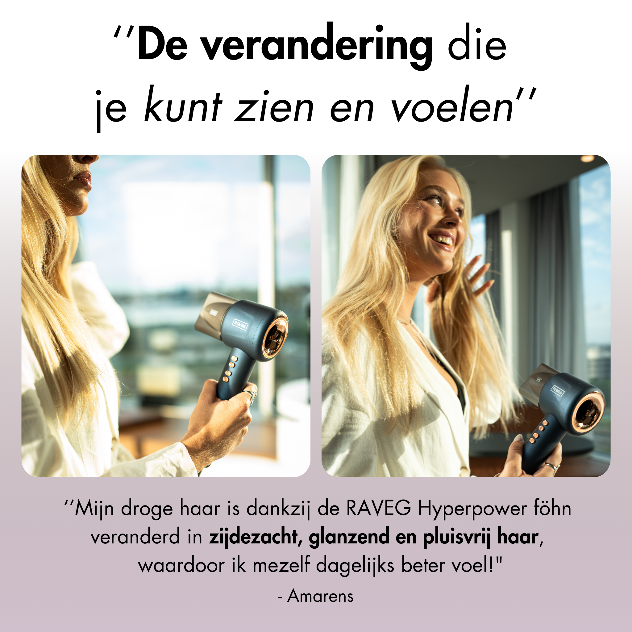 RAVEG Pink föhn – Black Friday actie: 3 gratis goodies!