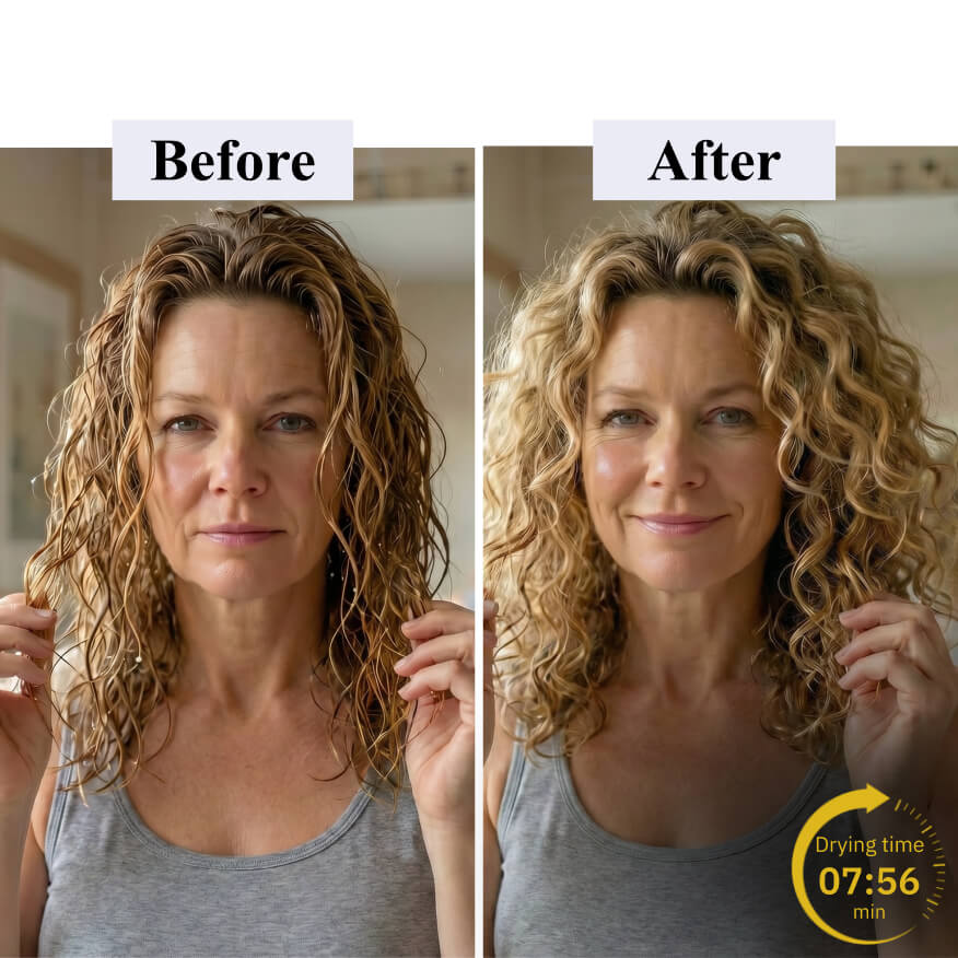 RAVEG Rose Gold Hair Dryer - Dry your hair in record time with a FREE XXL Diffuser