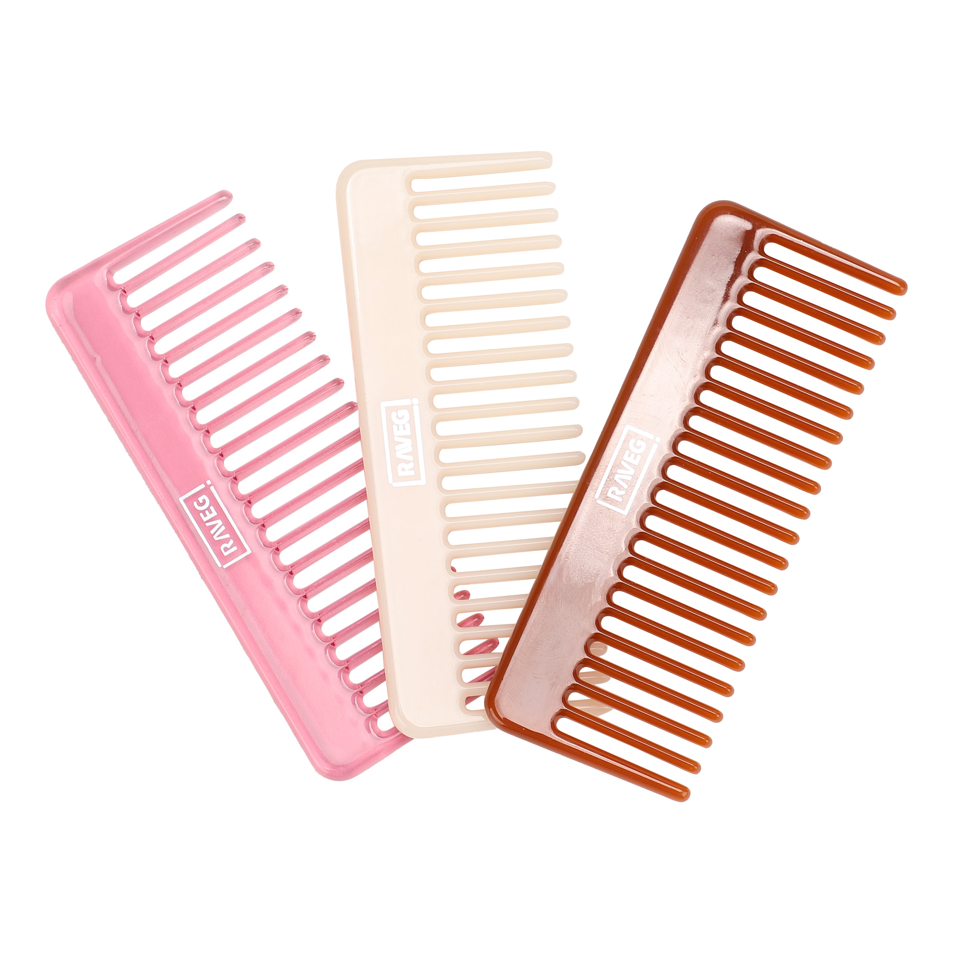 RAVEG comb white (Acetate material)