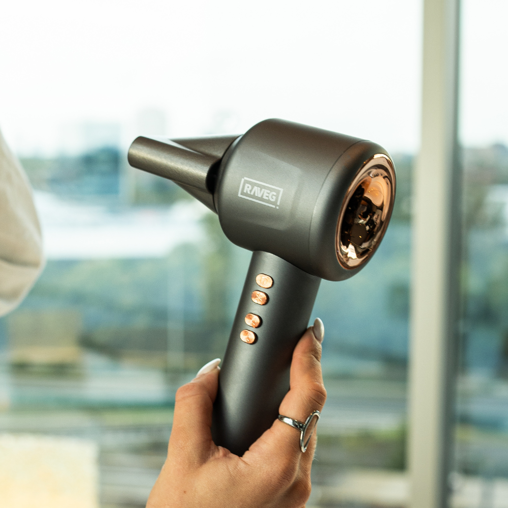 RAVEG Hyperpower ® Angor grey - Dries your hair in record time